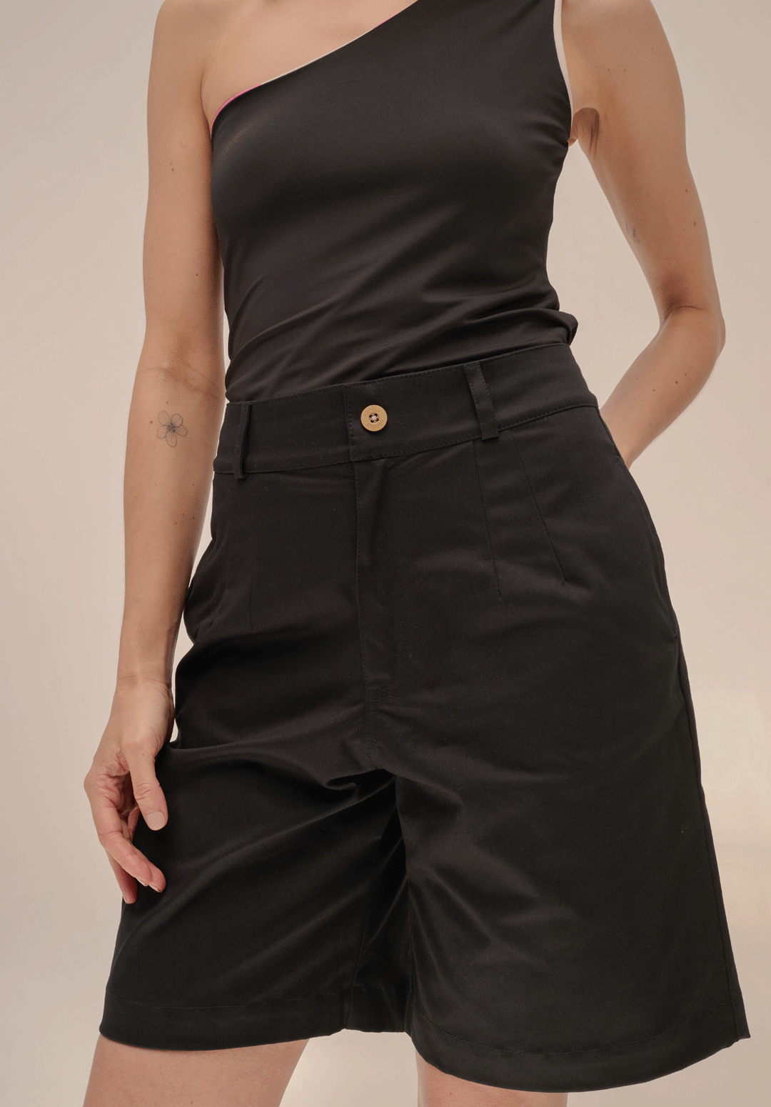 Orchid Night Bermuda Shorts