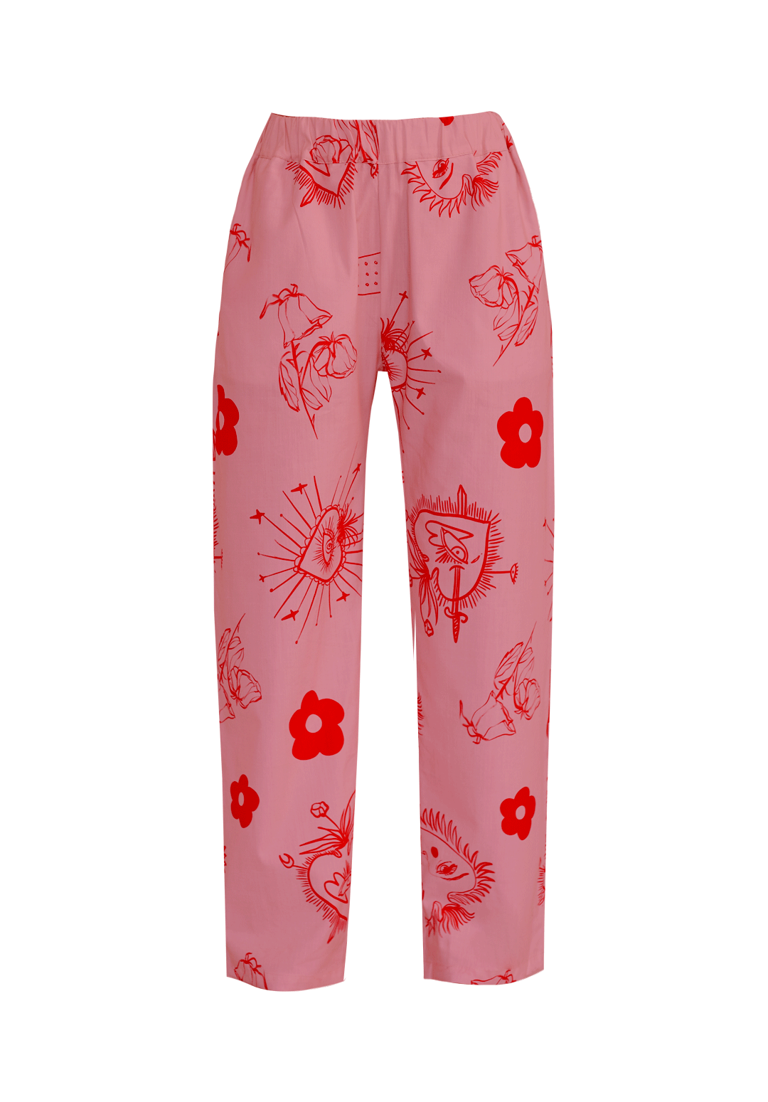 Pink Hearted Pants