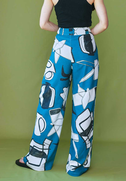 Blue Simona Pants