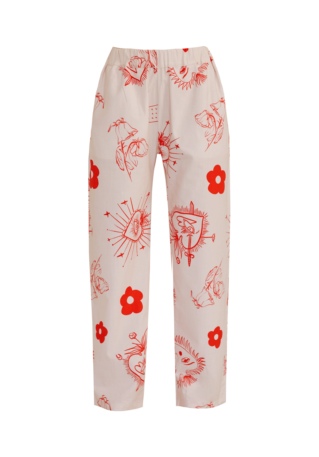 Ivory Hearted Pants