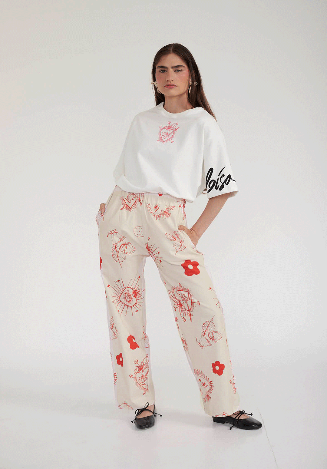 Ivory Hearted Pants